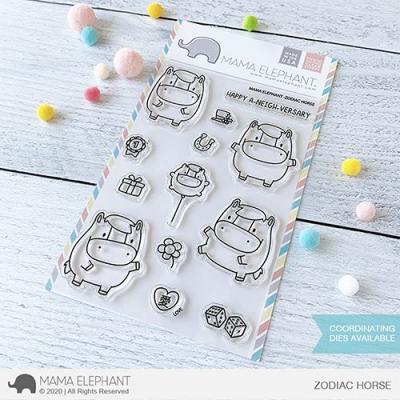 Mama Elephant Clear Stamps - Zodiac Horse